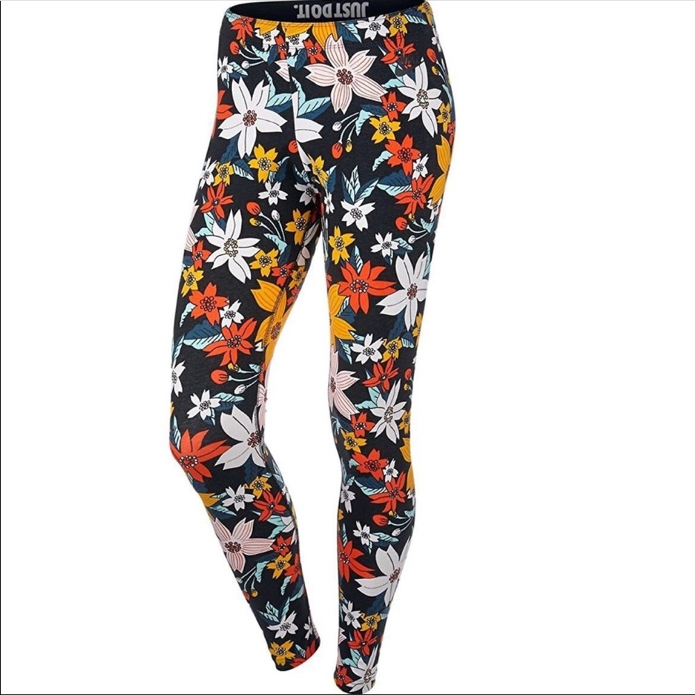 Nike floral leggings